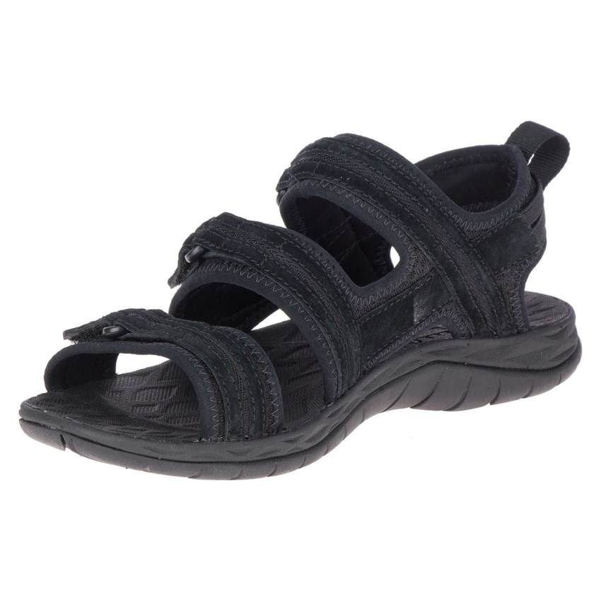 Sandales Merrell Siren 2 Strap Noir Femme | L.Q.YJQA